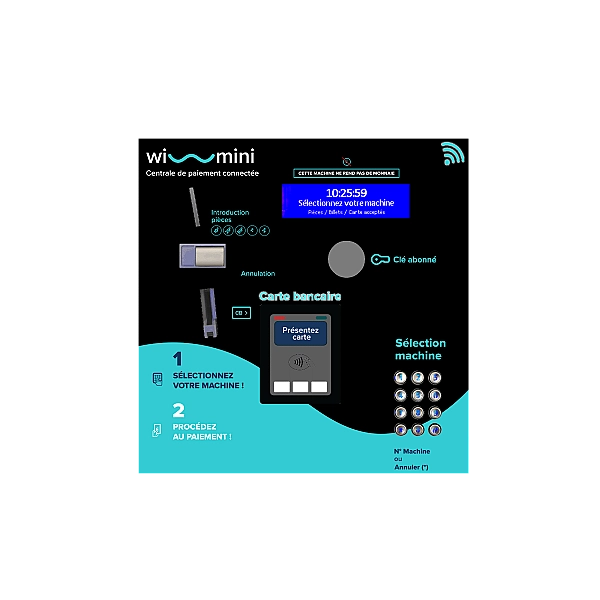 Centrale de paiement EC2e WI-MINI